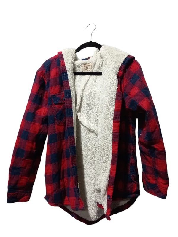 Coat Puffer & Quilted By Clothes Mentor In Plaid Pattern, Size: L Adventure