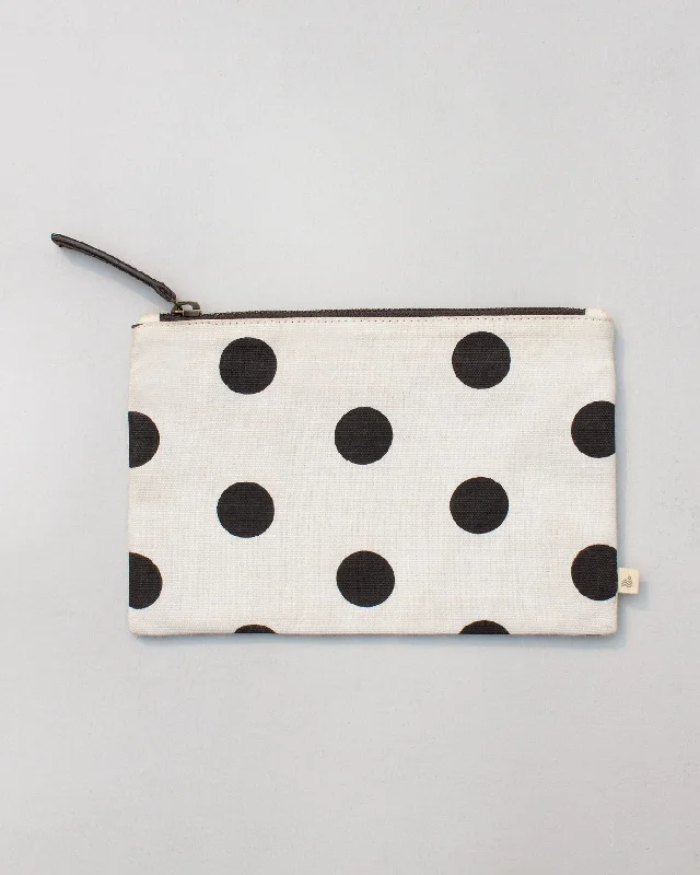 Stripe & Polka Pouch - Black & White Practical Men's Multi