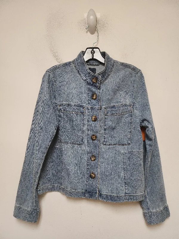 Jacket Denim By J. Jill In Blue Denim, Size: S Polished Men's Silk