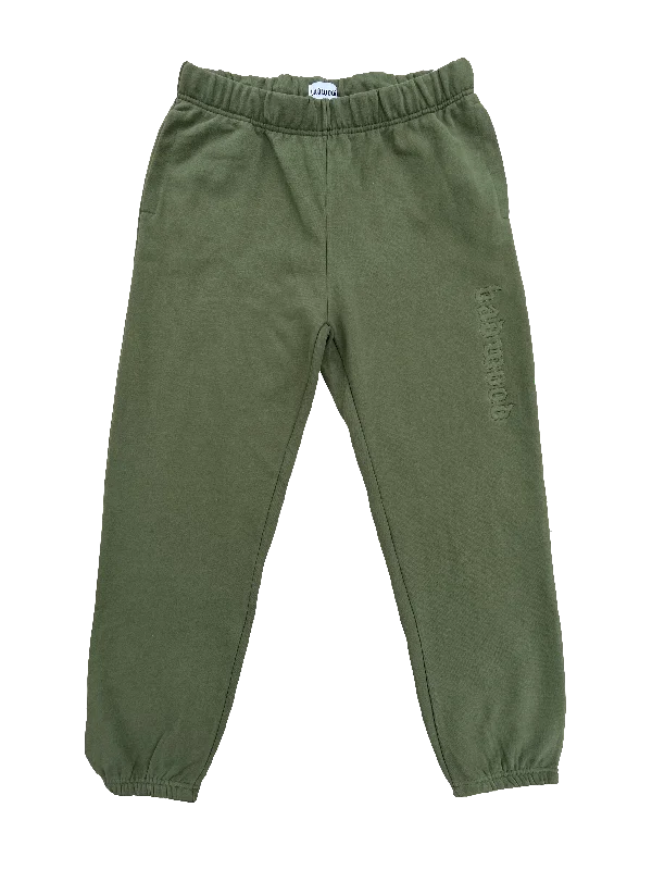 PREMIUM Unisex Sweatpants in OLIVE Elegant Men's Formal 