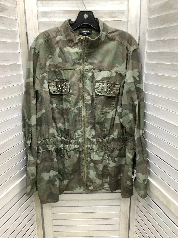 Jacket Utility By Torrid In Camouflage Print, Size: 2x Trendy Men's Bucket