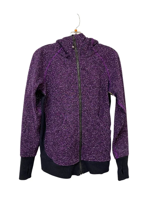 Athletic Jacket By Lululemon In Purple, Size: 8 Unique Men's Patch