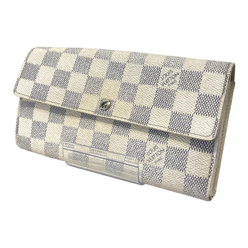 LOUIS VUITTON/Long Wallet/Monogram/Leather/CRM/DAMIER WALLET Sophisticated Men's French