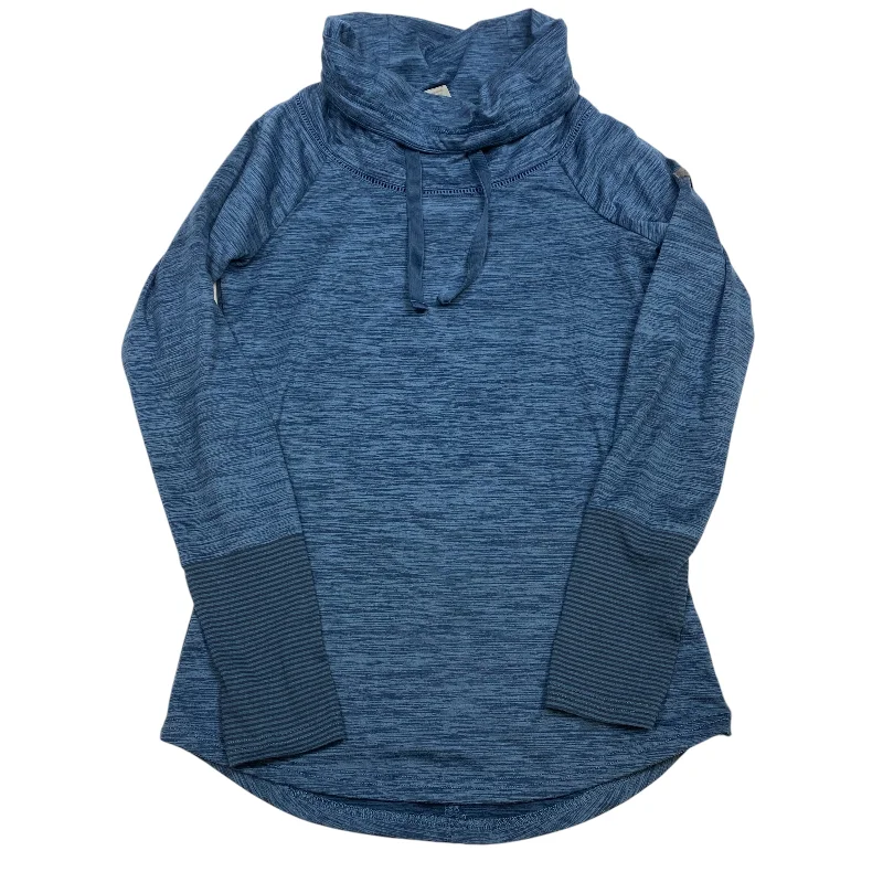 Athletic Top Long Sleeve Collar By Avalanche In Blue, Size: S Unique Men's Patch