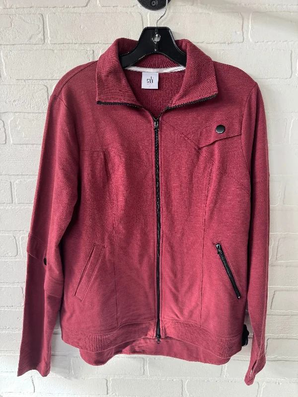 Athletic Jacket By Cabi In Red, Size: S Earthy Men's Sustainable 