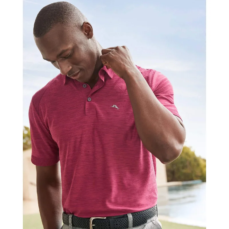 Tommy Bahama IslandZone Palm Coast Pro Polo Shirt - Radicchio British Gentleman Style