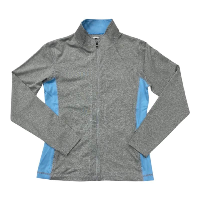 Athletic Jacket By Foot Joy In Blue & Grey, Size: S Sporty Men's Tennis