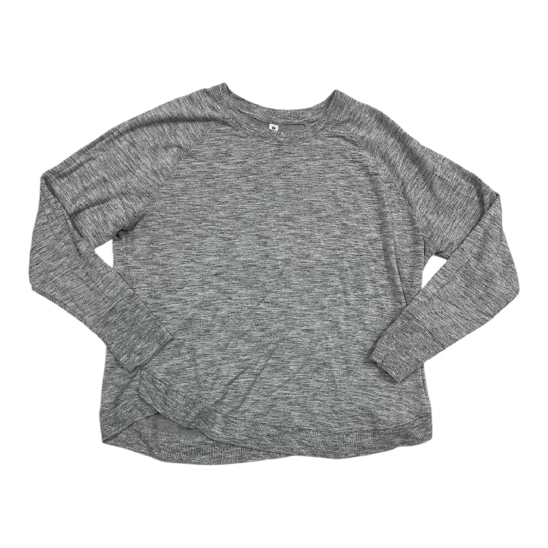 Top Long Sleeve By Athleta In Grey, Size: 1x Refined Men's Hand