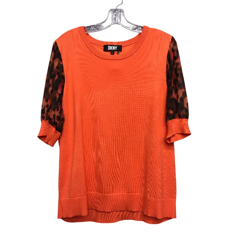 Top Ss By Dkny In Orange, Size:Xl Relaxed Men's Australian 