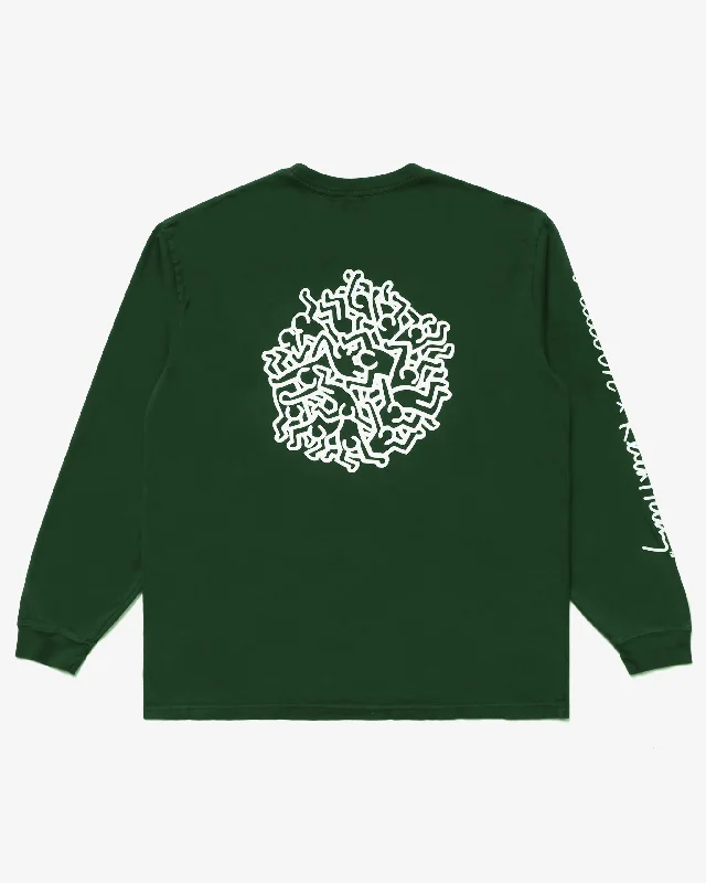 MALBON X KEITH HARING LONG SLEEVE T-SHIRT Cclassic Men's Tweed