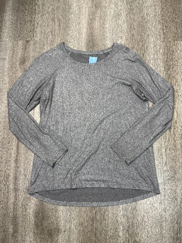 Athletic Top Long Sleeve Crewneck By Lululemon In Grey, Size: M Elegant Men's Cashmere