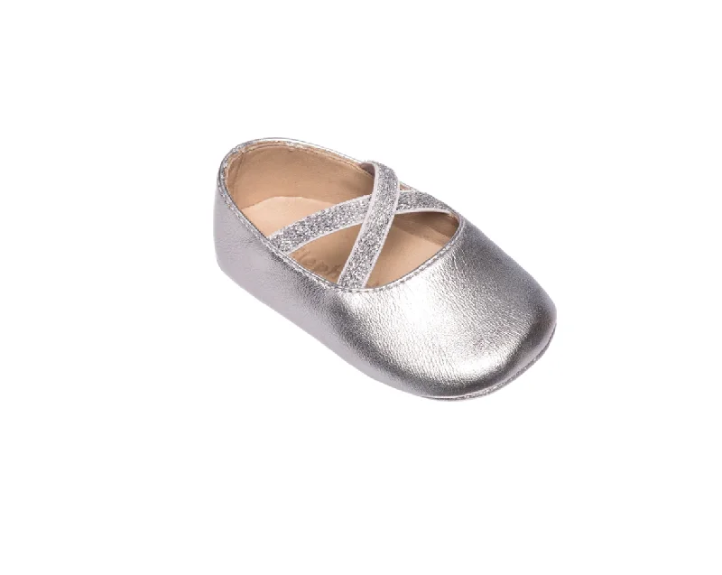 Silver Infant Ballerina Classic Men's Pin