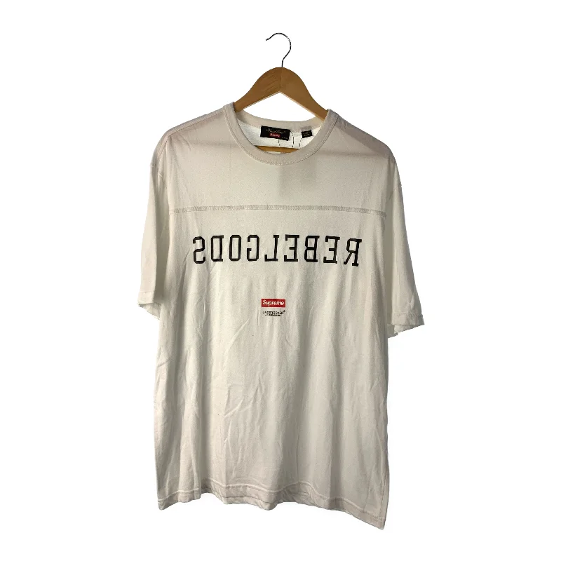 Supreme/T-Shirt/M/White/Cotton/Graphic/ Hip Men's Urban