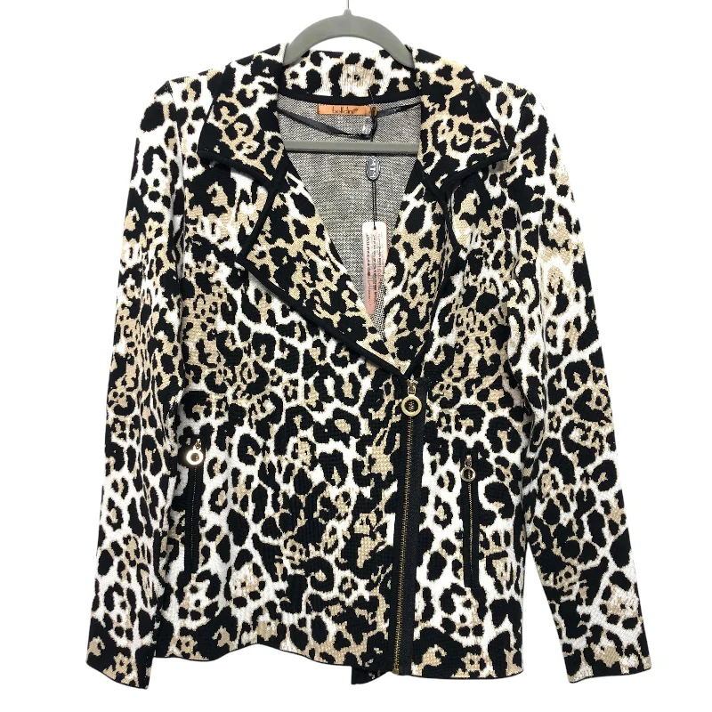 Jacket Moto By Belldini In Animal Print, Size:M Bold Men's Animal