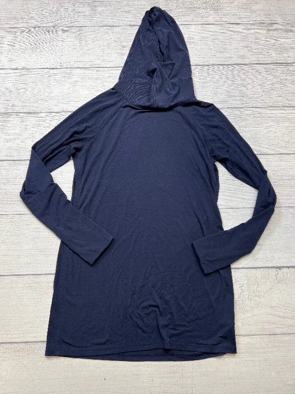 Athletic Top Long Sleeve Hoodie By Athleta In Navy, Size: L Modern Men's Tech