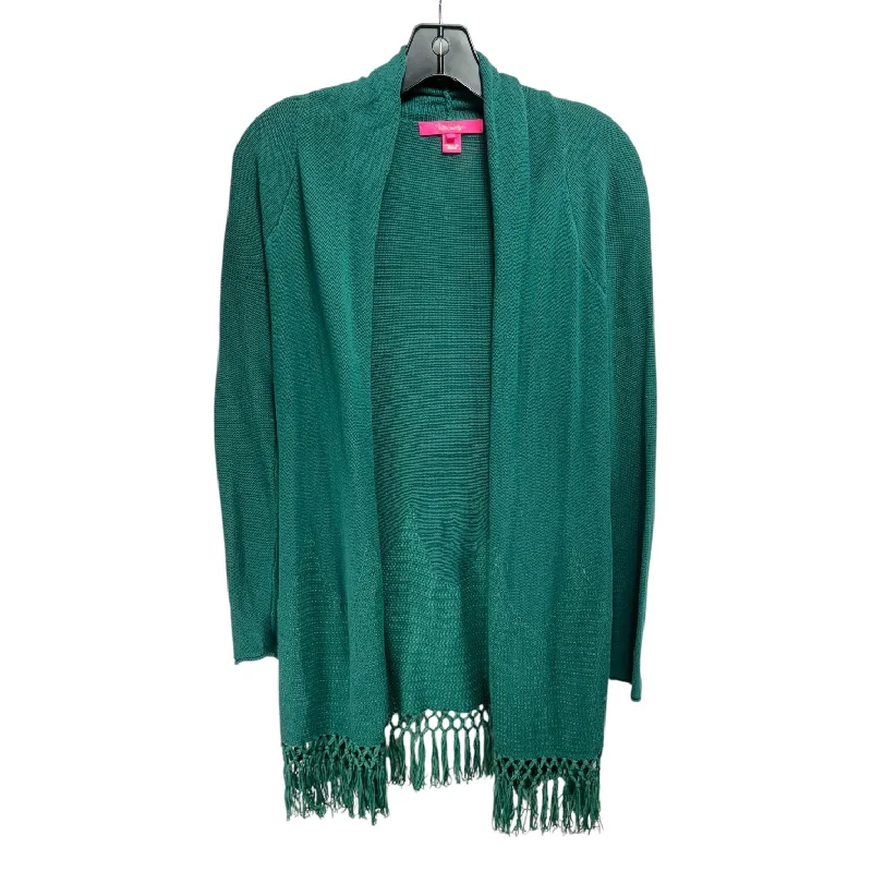 Tatum Cardigan Designer By Lilly Pulitzer In Green, Size: Xs Cclassic Men's Tweed