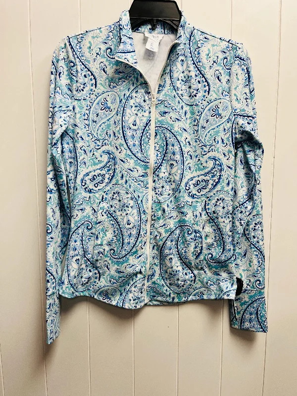 Jacket Other By Sigrid Olsen In Blue, Size: S Tailored