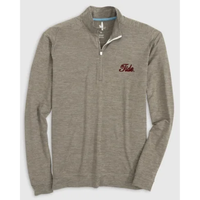 Johnnie-O Vaughn Quarter Zip (Tide Script) Athletic Men's High