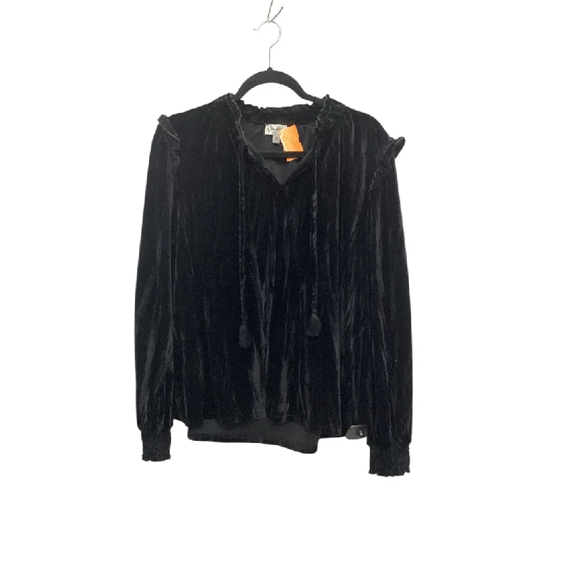 Top Long Sleeve By Wonderly In Black, Size: M Artistic Men's Hand