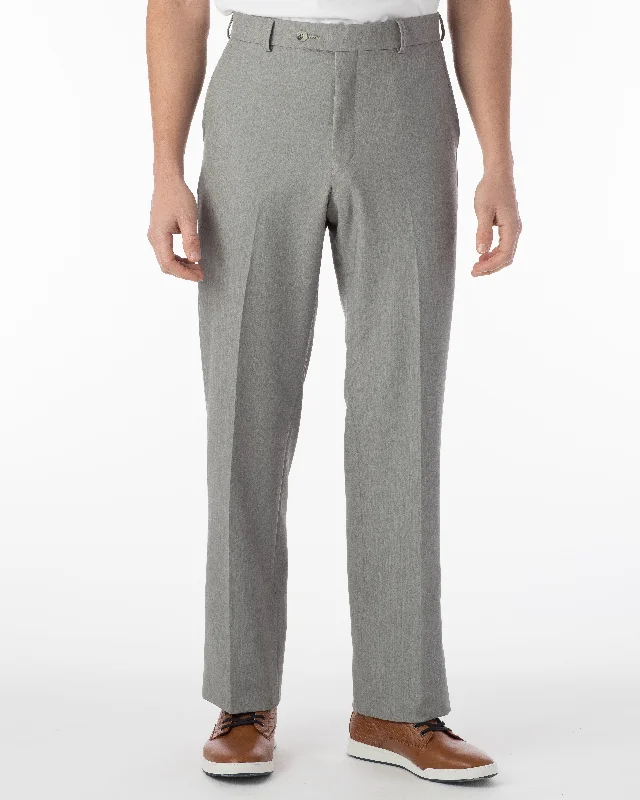 Ballin Pants - Dunhill Commuter Bi-Strech Gabardine - Pearl Grey Bold Men's Statement