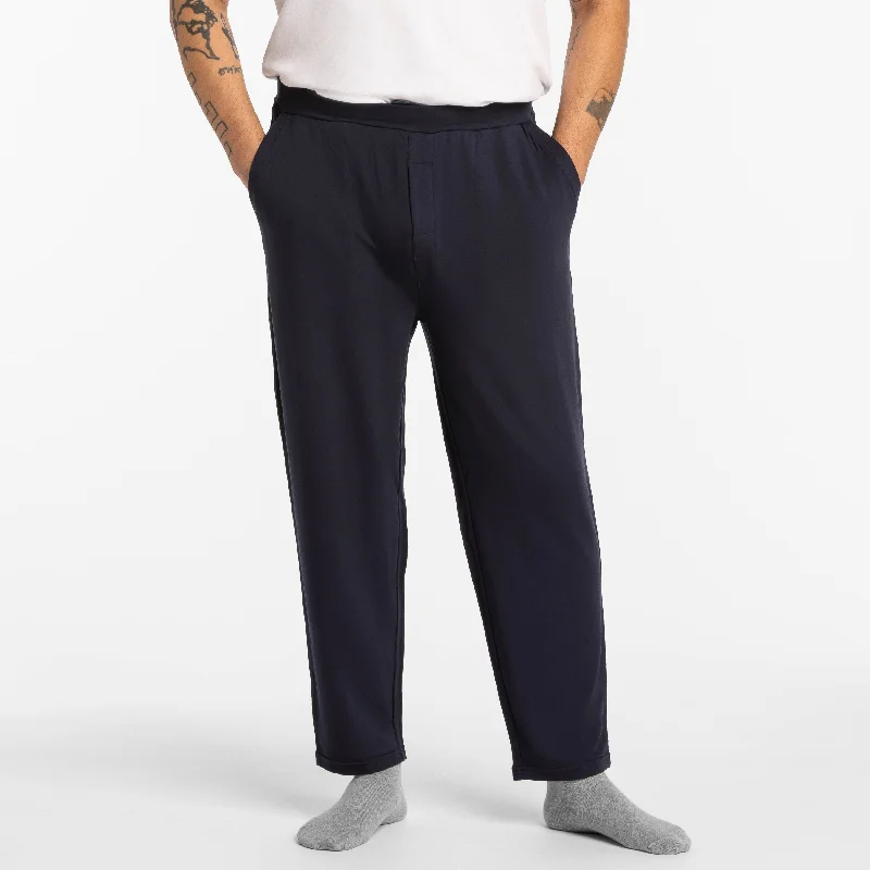 Navy Lounge Pant Relaxed Men's Australian 