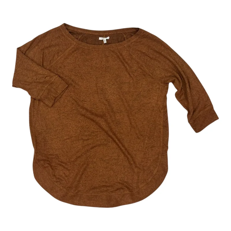 Top 3/4 Sleeve By Maurices In Brown, Size:Xl Earthy Men's Sustainable 