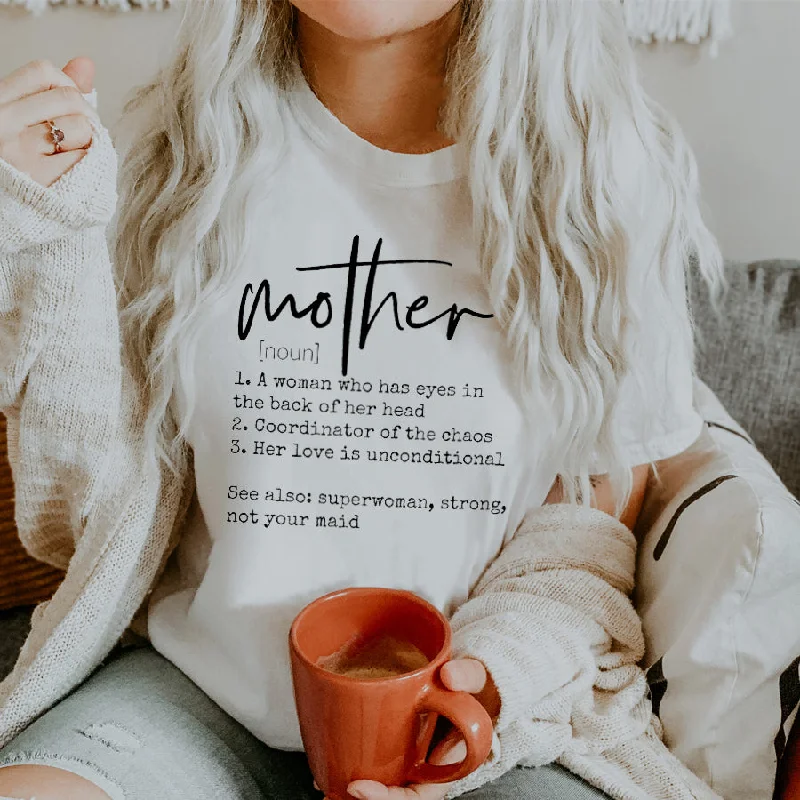 Mother Noun White T-Shirt Masculine Men's 