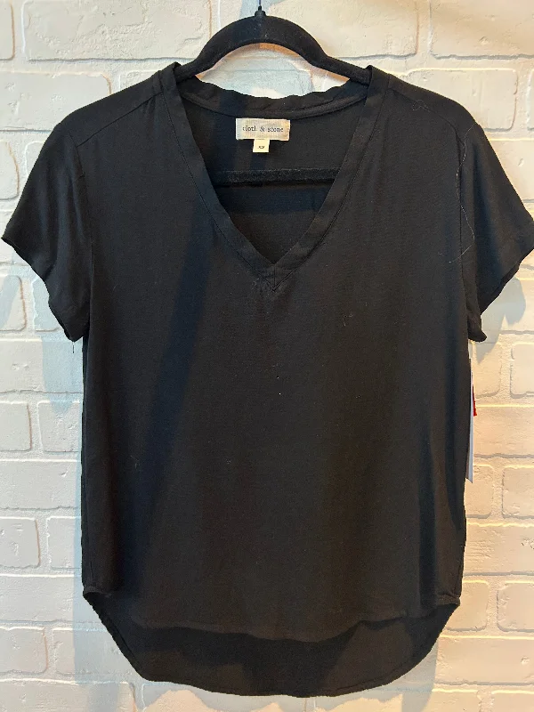 Top Short Sleeve By Cloth & Stone In Black, Size: Xs Refined Men's Hand