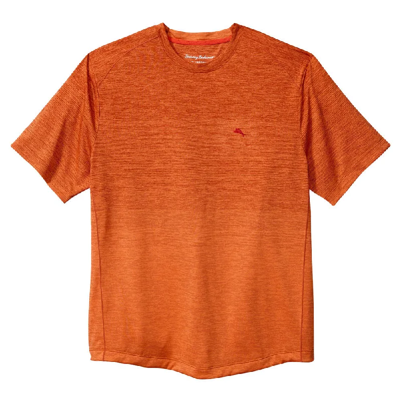 Tommy Bahama Oasis Fade Crew T-Shirt - Bajana Orange Masculine Men's 