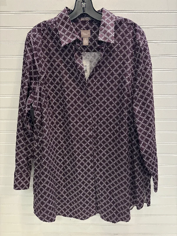 Tunic Long Sleeve By Chicos  Size: L Monochromatic All