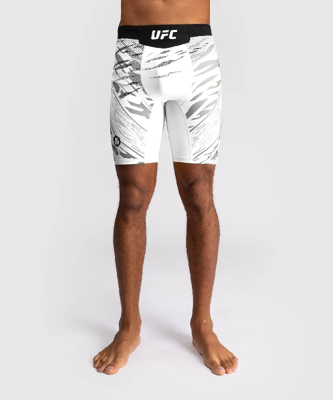 UFC Fusion by Venum Authentic Fight Night Men’s Vale Tudo Short - White Vintage Men's 1970S Disco