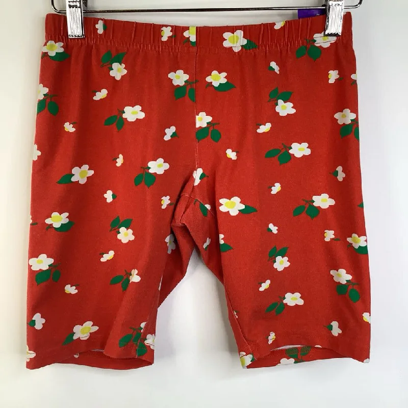 Size 12 (150): Hanna Andersson Red/White Flowers Cartwheel Shorts Dynamic Men's Moto