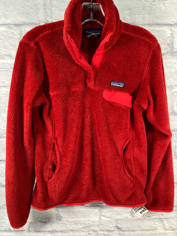 Jacket Faux Fur & Sherpa By Patagonia In Red, Size: S Athletic Men's Compression