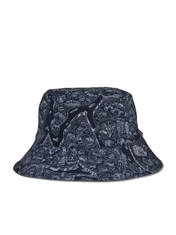 Reversible Utopia Bucket Hat Cool Men's Distressed