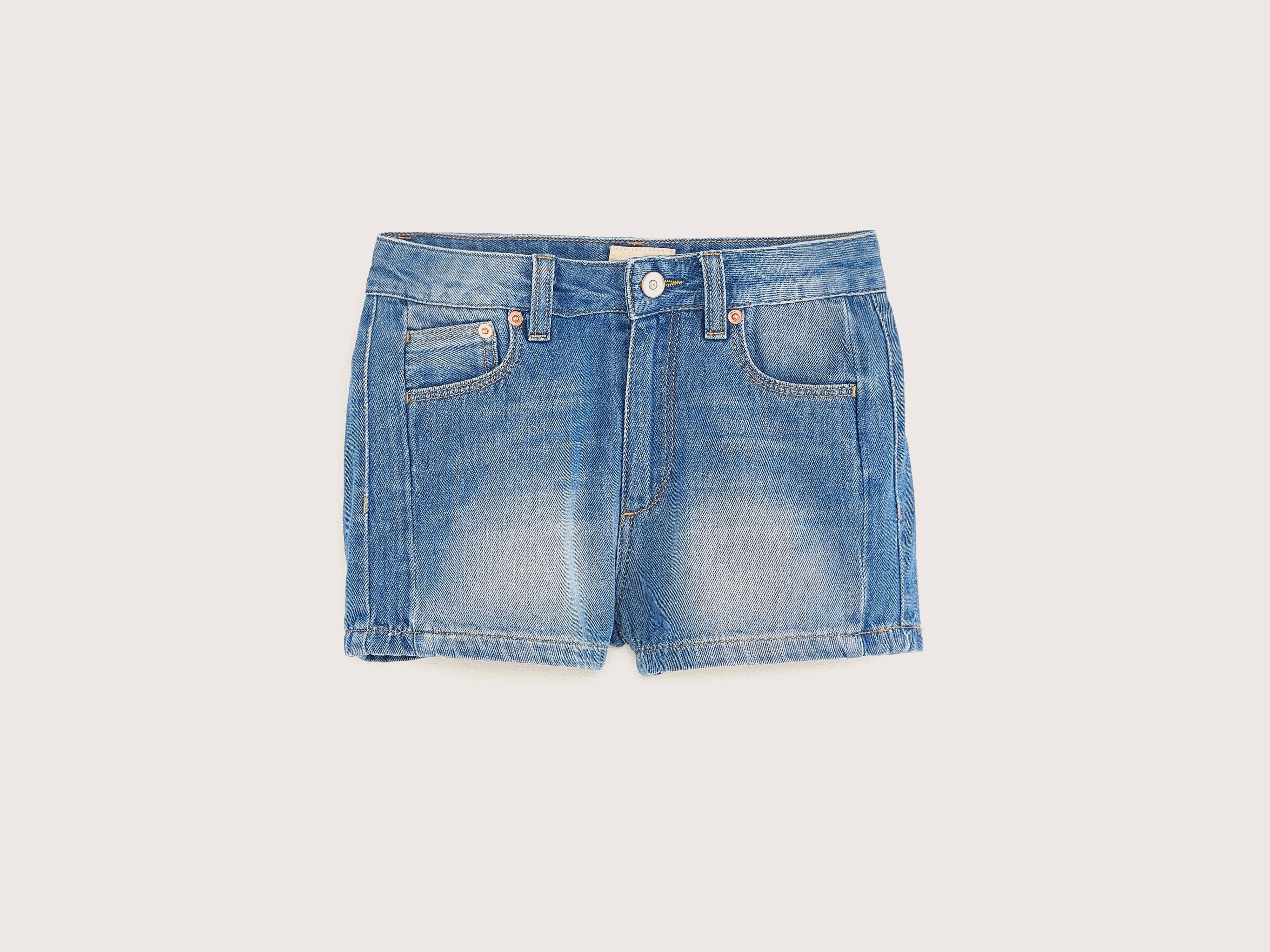 Pina denim shorts (251 / G / MD BLUE BLEACH) Sleek Men's Contemporary 