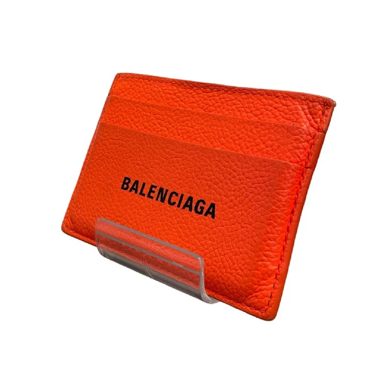 BALENCIAGA/Wallet/Graphic/Leather/ORN/Cash card holder Luxurious Men's High