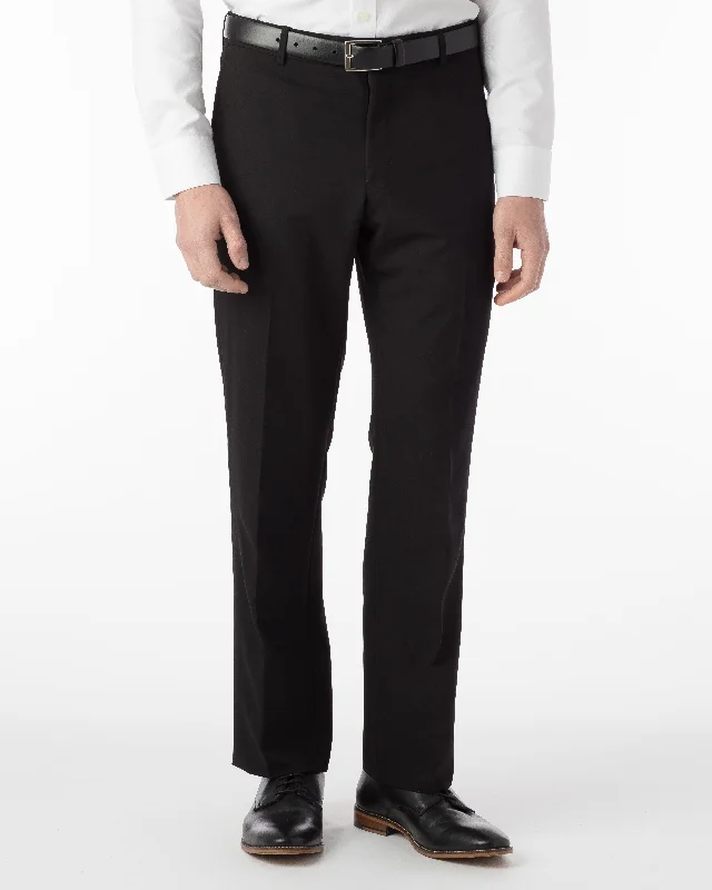 Ballin Pants - Soho Commuter Bi-Strech Gabardine - Black Athletic Men's Compression