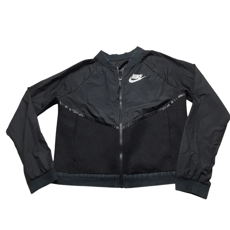 Athletic Jacket By Nike Apparel In Grey, Size: M Sporty Men's Tennis