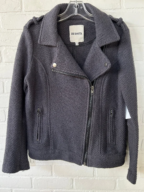 Jacket Moto By Bb Dakota In Grey, Size: M Luxurious Men's High