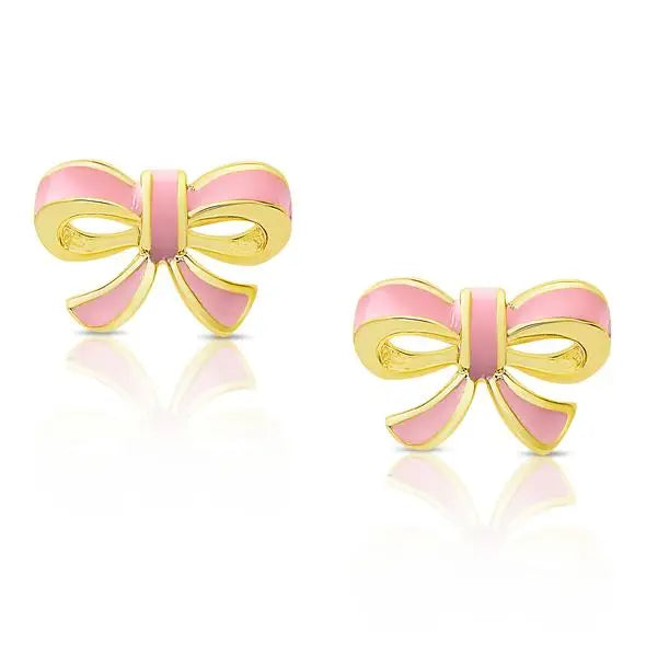 Lily Nily Bow Stud Earrings Masculine Men's Thick