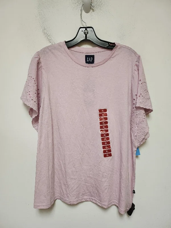 Top Short Sleeve Basic By Gap In Pink, Size: Xl Rugged Men's Outdoor 