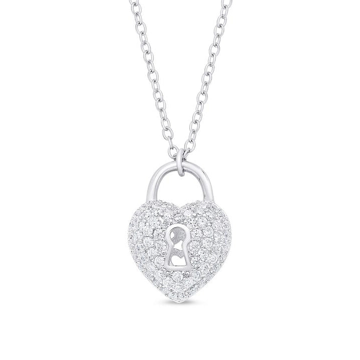 Lily Nily Heart Lock Pendant Trendy Men's Bucket