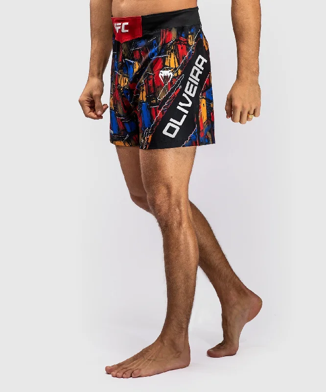 Men's UFC Unrivaled by Venum Red Charles Oliveira Fight Short Modern Men's 