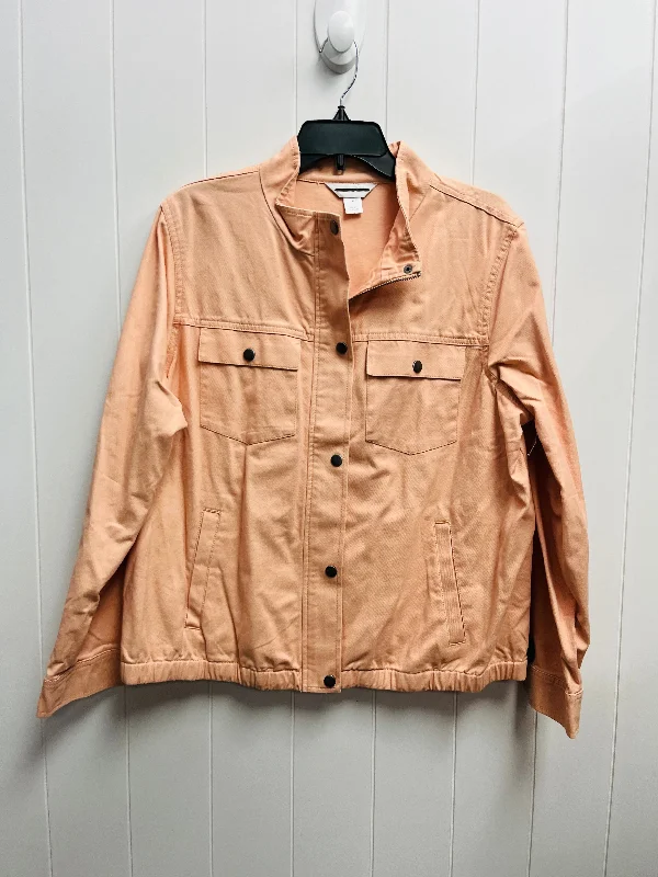 Jacket Other By Christopher And Banks In Orange, Size: Xl Earthy Men's Hemp