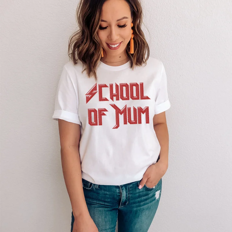 School Of Mum T-Shirt (MRK X) Classic Men's Pin