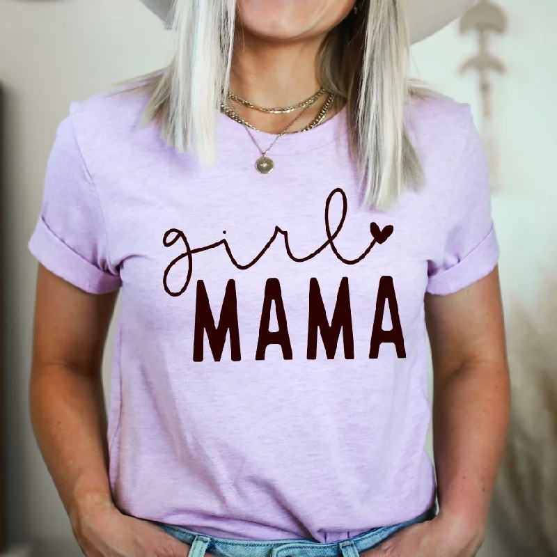 Girl Mama Heather Heart T-Shirt Modern Men's 