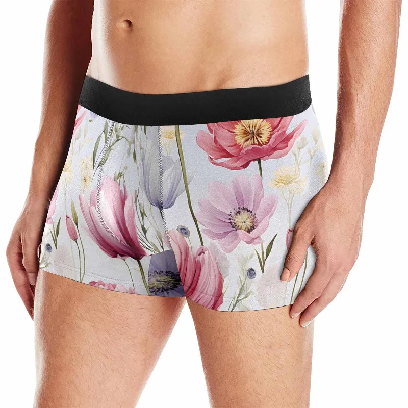 Wildflowers AUS Men's All Over Print Boxer Briefs (Made In AUS) Hip Men's Retro