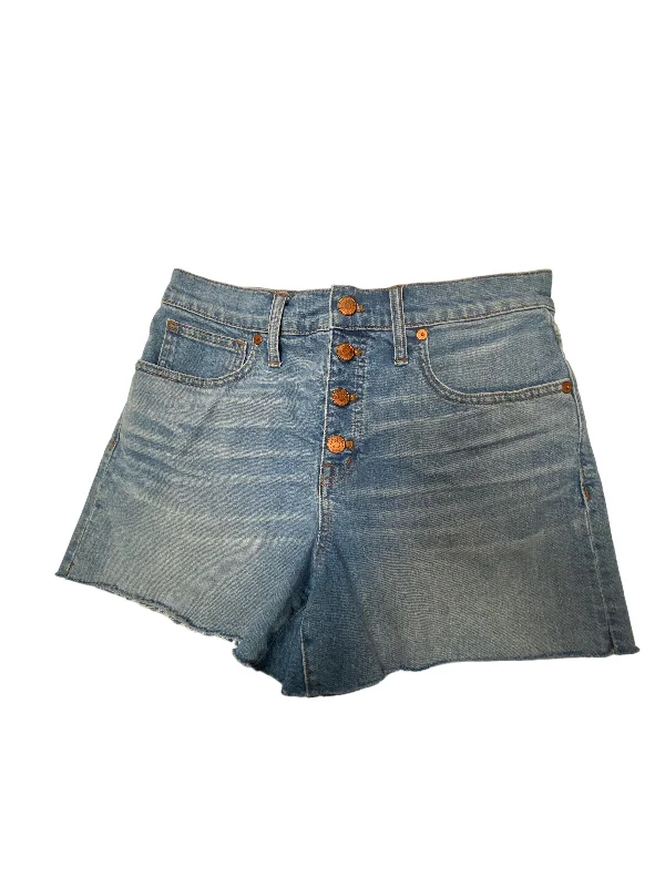 Blue Denim Shorts Madewell, Size 4 Cool Men's Distressed