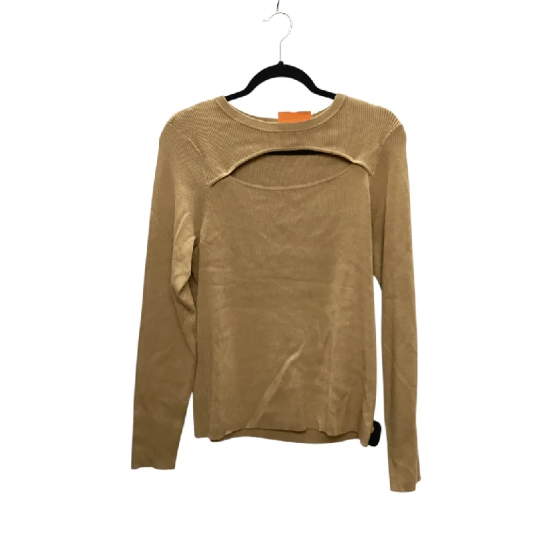 Top Long Sleeve By Inc In Tan, Size: L Trendy Men's Bucket