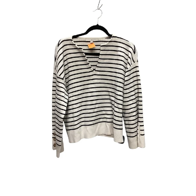 Top Long Sleeve By Loft In Striped Pattern, Size: S Bold Men's Animal